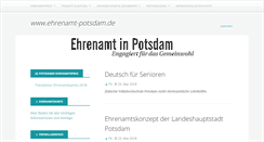 Desktop Screenshot of ehrenamt-potsdam.de